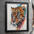 Colourful Leopard Animal Wall Art Print Poster Art Print Leopard Picture Home (1