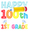 Happy 100th Day Of 1st Grade-01 Poster Canvas Movie Film Print A0 A1 A2 A3 A4 A5