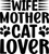Wife Mother cat Lover (2) Poster Canvas Movie Film Print A0 A1 A2 A3 A4 A5 A6 Ar