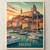 Captivating Ancona Italy Poster - Vintage-Style Seaside Harbor Art Print Poster