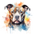 Staffordshire Bull Terrier (2) Poster Canvas Movie Film Print A0 A1 A2 A3 A4 A5