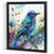 Blue Bird Wall Art Watercolour Bird Picture Nature Decor For The Bedroom Art (3)