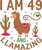 I Am 49 And Llamazing (2) Poster Canvas Movie Film Print A0 A1 A2 A3 A4 A5 A6 Ar