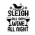 Sleigh All Day Wine All Night 2 Poster Canvas Movie Film Print A0 A1 A2 A3 A4 A5