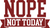 Nope not today (2) Poster Canvas Movie Film Print A0 A1 A2 A3 A4 A5 A6 Art Wall