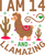 I Am 14 And Llamazing (2) Poster Canvas Movie Film Print A0 A1 A2 A3 A4 A5 A6 A