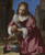 Vermeer - Saint Praxedis 1655 Poster Canvas Movie Film Print A0 A1 A2 A3 A4 A5 A