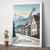 Lillehammer Norway Travel Poster - Nordic Charm Landscape Art Print Poster Canva
