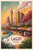 Vibrant Lagos Nigeria Travel Poster - Exotic Cityscape Art Print Poster Movie Fi