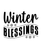 Winter Blessings-01 (2) Poster Canvas Movie Film Print A0 A1 A2 A3 A4 A5 A6 Art