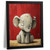 Cartoon Nursery Elephant Wall Art Print Animal Artwork Elephant Nursery Print (1