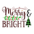 Merry & bright-01 Poster Canvas Movie Film Print A0 A1 A2 A3 A4 A5 A6 Art Wall D