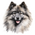Keeshond (3) Poster Canvas Print Art Painting Decor Reprint wall A0 A1 A2 A3 A4