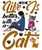 LIFE IS BETTER WITH A CAT (2) Poster Canvas Movie Film Print A0 A1 A2 A3 A4 A5