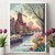 Captivating Amsterdam Travel Poster - Vintage Canals & Windmill Art Print Poster