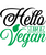 Hello I am a vegan-01 (2) Poster Canvas Movie Film Print A0 A1 A2 A3 A4 A5 A6 Ar