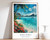 6_Bora Bora Poster, Tahiti Poster, Beach Poster, Tropical Poster, Wall Art, Home