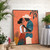 Black Couple in Love Digital Printable Wall Art Black Love Black Couple Poster R