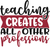 Teacher creates all other professions (2) Poster Canvas Movie Film Print A0 A1 A