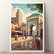 Captivating Fez Morocco Travel Poster - Vibrant Souks & Palaces Art Print Poster