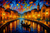 Nocturne on the Grand Canal — Elias Morrow Poster Canvas Print A0 A1 A2 A3 Art