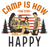 Camp is How You Stay Happy Poster Canvas Movie Film Print A0 A1 A2 A3 A4 A5 A6 A