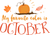 My favorite color is October Poster Canvas Movie Film Print A0 A1 A2 A3 A4 A5 A6