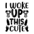 i woke up this cute-01 (6) Poster Canvas Movie Film Print A0 A1 A2 A3 A4 A5 A6 A