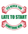 Its never too late to start something new-01 Poster Canvas Movie Film Print A0 A