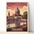 Breathtaking Toulouse France Travel Poster - Iconic Landmarks Art Print Poster C
