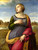 RAFFAELLO Sanzio - St Catherine of Alexandria Poster Canvas Movie Film Print A0