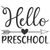Hello Preschool-01 Poster Canvas Movie Film Print A0 A1 A2 A3 A4 A5 A6 Art Wall