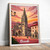 Captivating Oviedo Spain Travel Poster - Vibrant Asturian Culture Wall Art Poste