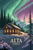 Majestic Alta Norway Travel Poster - Northern Lights Art Print Poster Canvas Mov