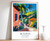 9_Bolivia Print, Bolivia Travel Poster, Latin Travel Print, Tropical Decor, Bota