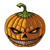 Halloween Pumpkin smile evil vector illustration Poster Canvas Movie Film Print