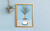 Greek Pot Tile Yukka Palm Botanical House Plant Art Print - Unframed A6 A5 A4 A3
