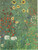 Gustav Klimt - Detail of Cottage Garden with sunflowers 1908 p2 Poster Canvas Mo