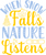 When snow falls nature listens (2) Poster Canvas Movie Film Print A0 A1 A2 A3 A4