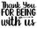 thank-you-for-being-with-us Poster Canvas Movie Film Print A0 A1 A2 A3 A4 A5 A6
