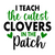 I Teach the Cutest Clovers in the Patch-01 Poster Canvas Movie Film Print A0 A1