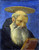 Domenico Veneziano - Head of a Tonsured, Bearded Saint Art Gallery Poster Canvas
