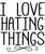 I LOVE HATING THINGS-01 Poster Canvas Movie Film Print A0 A1 A2 A3 A4 A5 A6 Art