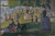 Georges Seurat A Sunday on La Grande Jatte catpage Poster Canvas Movie Film Prin