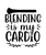 Blending is my cardio-01 (3) Poster Canvas Movie Film Print A0 A1 A2 A3 A4 A5 A6