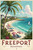 Freeport Bahamas Travel Poster - Tropical Paradise Art Print Poster Movie Film C