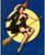 Gil Elvgren - Pinup Girl - Riding High 1958 Poster Canvas Movie Film Print A0 A1