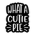What A Cutie Pie Sticker Design-01 Poster Canvas Movie Film Print A0 A1 A2 A3 A4