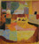 August Macke - With Two Dromedaries and One Donkey 1919 Poster Canvas Movie Film