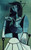 Pablo Picasso - Seated woman 05.03.1945 Poster Canvas Movie Film Print A0 A1 A2